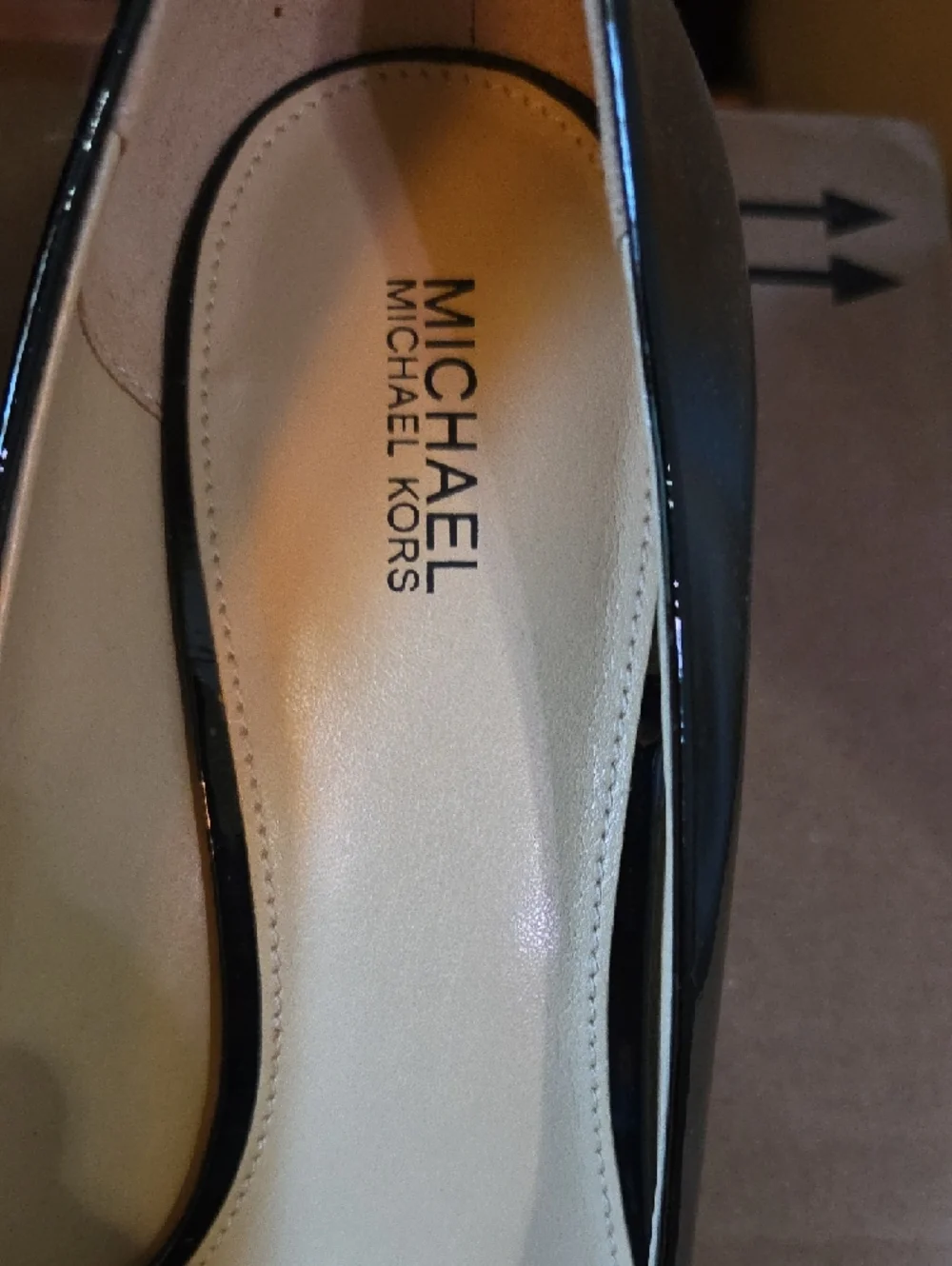 Michael Kors Black Patent Pointed-Toe Stiletto Pumps - Picture 3 of 5